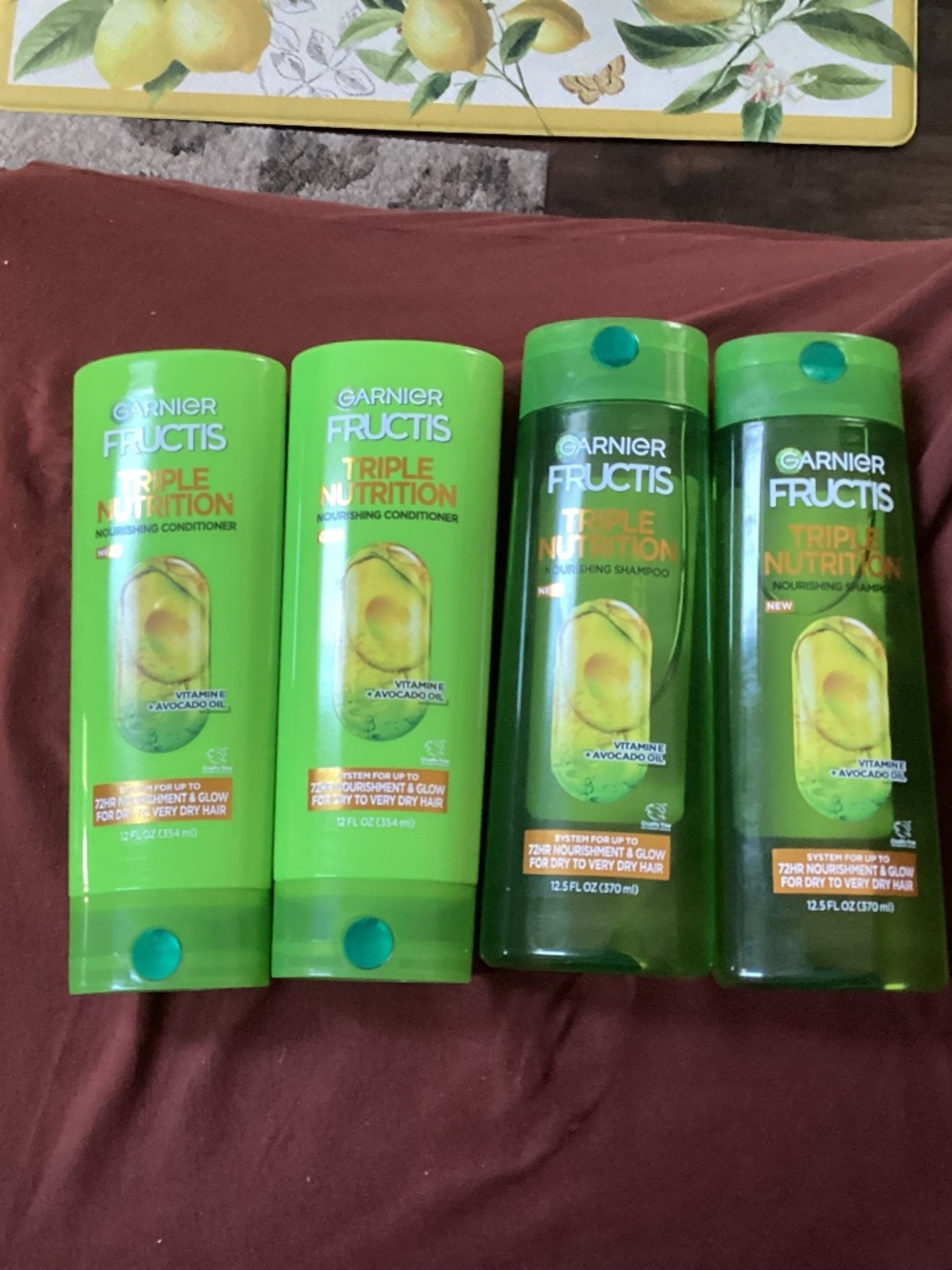 Garnier Fructis Triple Nutrition shampoo & conditioner set New
